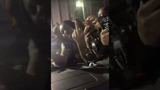 Boston Richey supporters crowd his car #hiphopartist #bostonrichey
