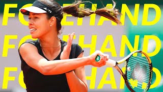 GREATEST forehand in WTA Tennis History (POWERFUL)