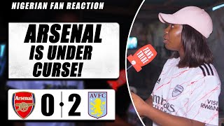 ARSENAL 0-2 ASTON VILLA ( Amara - NIGERIAN FAN REACTION)- Premier League 23-24 HIGHLIGHT