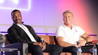 Carl Weathers and Dolph Lundgren - Apollo Creed, Ivan Drago Rocky Panel