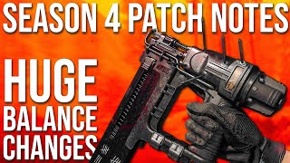 Warzone Season 4 Patch Notes: HUGE BALANCE CHANGES