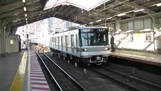 日比谷線03系第11編成　南千住駅到着