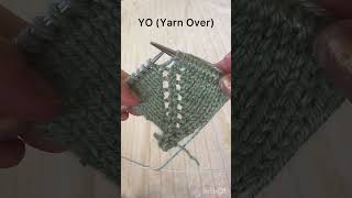 Comparing 5 Knitting Increases: M1BL, YO, KFB, M1L, M1R