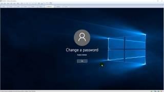Settings user can not change password in Windows Server 2016