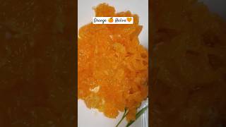 Orange Halwa | Orange Love 🍊🧡 | Only 3 ingredients \u0026 Halwa Recipe #ytshorts