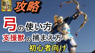 【攻略】弓の使い方＆支援獣の捕まえ方/夏侯覇でプレイ/初心者向け 真・三國無双8　Dynasty Warriors 9