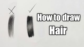 How to draw realistic hair | Drawing Tutorial | Malayalam Tutorial