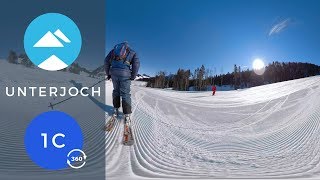 Blue 1C - 360 VR | Unterjoch-Sonnenhang, Germany | Piste View