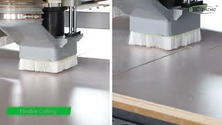 Nesting cnc plywood panel cutter 4x8 with Auto Loading & Labeling