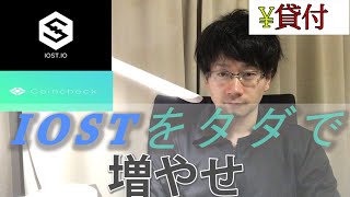 IOSTコインを貸付けて資産を増やし来年に備えよう