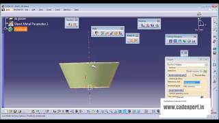 CATIA SHEET METAL DESIGN ROLLED WALLS