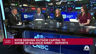 CNBC's 'Halftime Report' investment committee react to the New York Community Bank capital raise