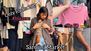 Sarojini Market in Delhi | Blazer for Rs 200 only | Northeast girls in Delhi