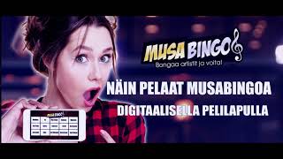 Musabingo - Näin pelaat digitaalisella pelilapulla