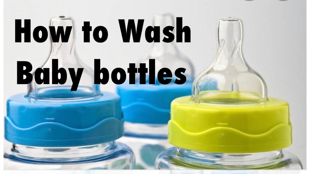 How To Wash Baby Bottles - YouTube