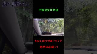 滋賀県にある茨川林道にRAV4でいってみた！ #rav4 #rav4アドベンチャー #toyota #offroad #オフロード車 #林道 #林道アタック #4x4 #4x4offroad