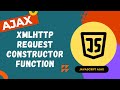 11. Constructor Functions. Difference between Object Literal and the constructor functions - AJAX