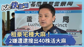 租豪宅種大麻！2嫌遭逮搜出40株活大麻－民視新聞