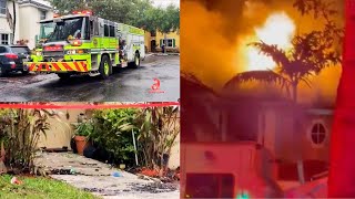 Incendio destruye casa de Homestead y deja un herido: “Primera vez que veo algo así en 14 años”