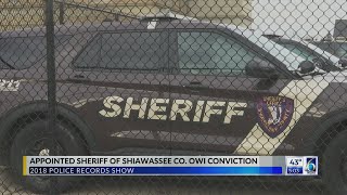 Appointed Sheriff of Shiawassee Co. OWI Conviction