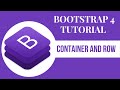 Bootstrap CSS Container and Row Class Tutorial |  Bootstrap Container  And Container-Fluid Class