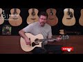 eastman ac222ce ovangkol acoustic guitar demo in stageshop