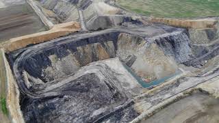 Mining of kaolin near Prague