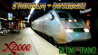 SJ Train - Stockholm To Copenhagen (Tilting Train!?)