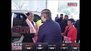 Nagaland CM Neiphiu Rio arrives in Guwahati for the 1st ever North East Live Conclave