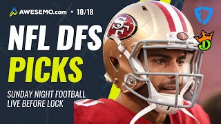 NFL DFS LINEUPS: 49ERS-RAMS SUNDAY NIGHT FOOTBALL SHOWDOWN PICKS DRAFTKINGS & FANDUEL 10/18