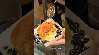 Boba Soufflé Pancake #food #shortsfeed #nightmarket #shorts #soufflé #pancake #taiwan #yummy