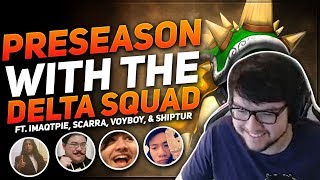 DYRUS - PRESEASON WITH DELTA FOX!! - GOOD OLD RAMMUS | Ft. Scarra, Imaqtpie, Shiphtur, and VoyBoy