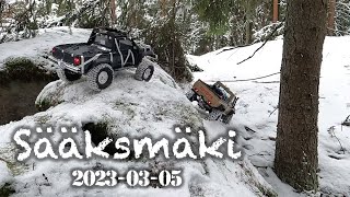 RC winter crawling - Sääksmäki (TRX-X power!!!)