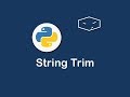 string trim in python 😀