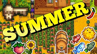 Stardew Valley Ultimate Beginners Guide To Summer  New Play Tips And Tricks Ep2