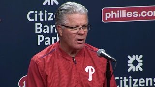 TOR@PHI: Mackanin on Asche, Neris after 7-2 loss