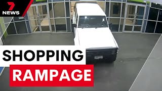 Bumbling thieves leave a trail of destruction inside a shopping centre in Melbourne’s east | 7NEWS