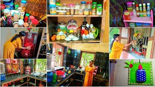 মাত্র ১ঘন্টাসময় দিলে kitchen সুন্দর করে Deep cleaningকরে সংসারের সবকাজ সেরে নেওয়াযায়| kitchen tips