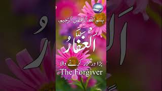Asma Ul Husna with Meaning - الْغَفَّارُ  - AL-GHAFFAR  - The Forgiver / Pure Soul