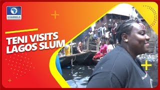 Singer Teni Visits Lagos Slum In Makoko For Charity