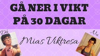 Gå ner i vikt på 30 dagar | Så gick jag ner 10kg på en månad