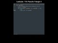 Leetcode 119. Pascal's Triangle II in Python | Python Leetcode | Python Coding Tutorial | ASMR