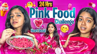 24hrs Pink Food Challenge🩷 | Beetroot helped me😤 | #missmiracle