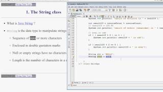 Week 03 Java String class Part 1