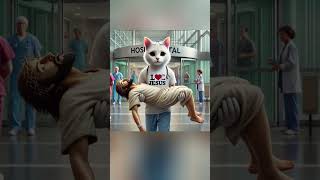 Cat save papa #jesus #edit #respect | shorts