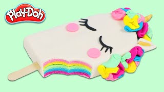 How to Make a Cute Play Doh Unicorn Popsicle | Fun & Easy DIY Play Dough Arts and Crafts!