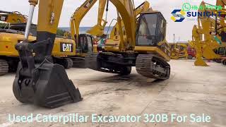 20 Ton Used Caterpillar/CAT Excavator 320B in 2017 Year, Working Hours: 2900H