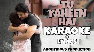 Tu Yaheen Hai Karaoke/Instrumental with Lyrics | Shehnaaz Gill | Sidharth Shukla - SIDNAAZ Song 2021