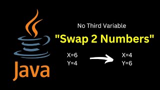 Swap Two Numbers in Java Without a Third/Temporary Variable