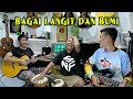 Bagai Langit Dan Bumi - Nathan Fingerstyle + Kendang Irfan + Iwan | Via Vallen | Nella Kharisma